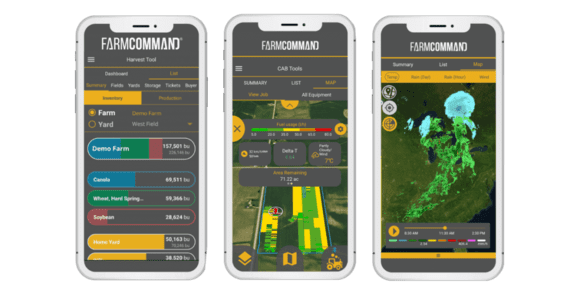 software agrícola - Ejemplos de aplicaciones móviles de Farmers Edge